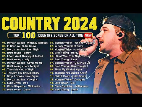 Country Music 2024 - Morgan Wallen, Luke Combs, Brett Young, Kane Brown, Luke Bryan, Chris Stapleton