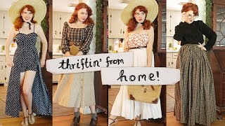 Thrifting From Home! A (mostly) Summer-y Thrift Haul || Vintage Style