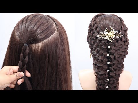 Amazing Ponytail Hairstyles | New Hairstyle For Wedding & Party | Simple & Easy hairstyle