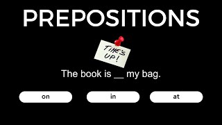 #8 ENGLISH TEST: PREPOSITIONS IN, ON, AT #englishgrammar #englishquiz #englishtests #trending #viral