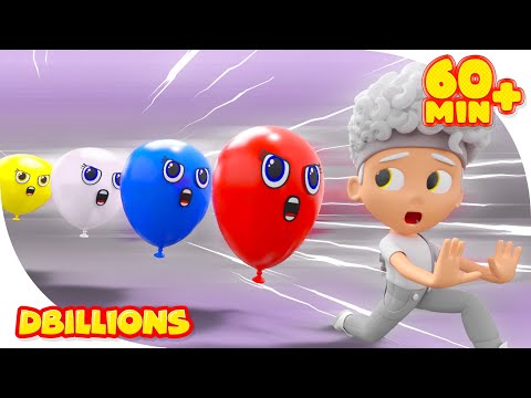 Surprise Balloons Pop | Mega Compilation | D Billions Kids Songs