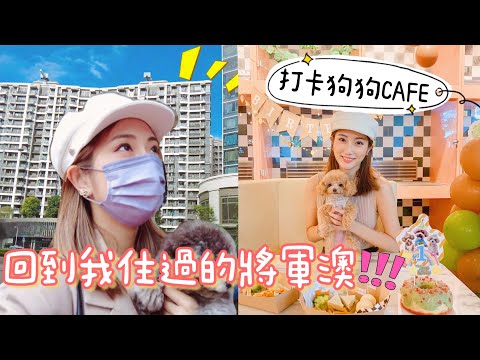 【VLOG】打卡將軍澳狗狗CAFE🐶人同狗仔的天堂😍 回到我住過的小社區 | kayan.c 蔡嘉欣