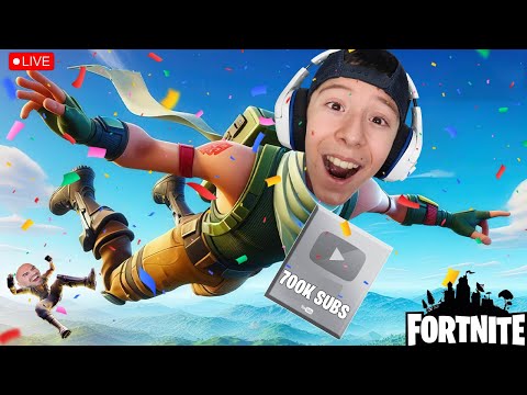 LIVE! - DESTROYING KIDS IN FORTNITE! (CELEBRATING 700K SUBS!)