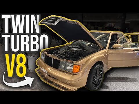 V8 SWAP IN A 190E!