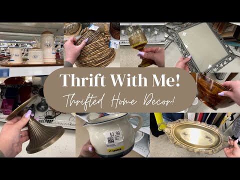 Thrift With Me! Thrifted Home Decor Finds!