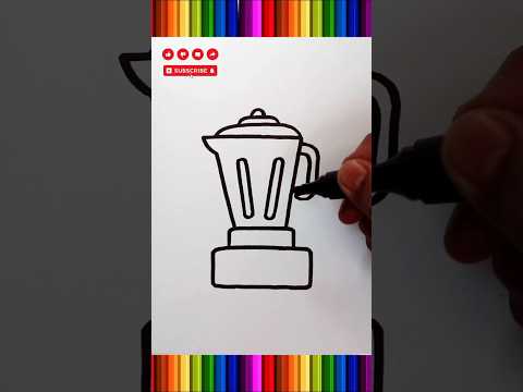 how to draw a juicer #drawing #easydrawing #shorts