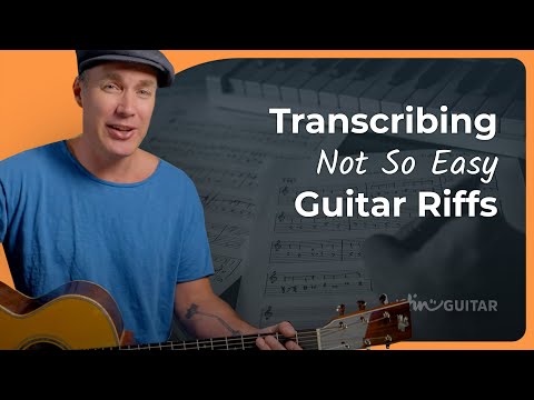 Transcribing Riffs on Guitar