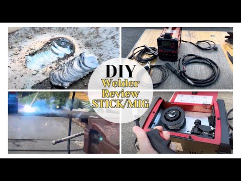 DIY Welder Review | Multi-Process Stick and Innershield Wire Feed Tutorial Demonstration With Set Up