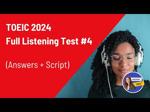 TOEIC Full listening test 2024 (answers + script) #4