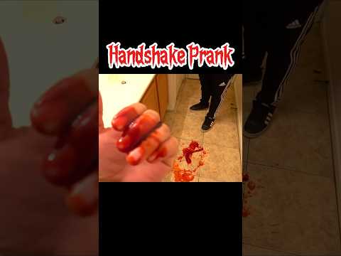 Halloween handshake prank #halloween #funny #prank