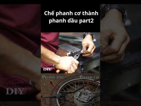 Chế phanh cơ thành phân dầu part2 #shorts