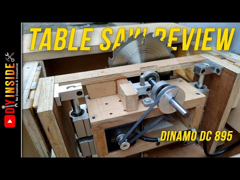 Table saw from Dinamo DC 895 Review #creative #diy