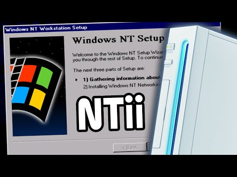 Installing Windows NT on the Nintendo Wii!