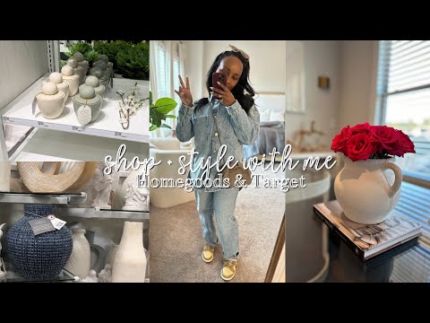 HOMEGOODS & TARGET HOME SHOP WITH ME | MINI HAUL + STYLING | HOME VLOG| JENNY JACKS