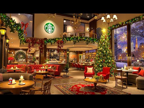 Starbucks Welcomes a Jazz Christmas with Sparkling Fireworks 🎄 カフェスタバミュージッククリスマス ✨  新しい週も効率的に働きましょう