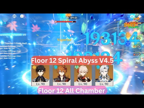 C0 Neuvillette HyperCarry All Chamber 12th Floor [Genshin Impact]