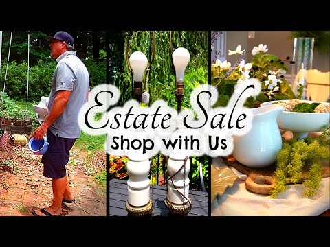 ESTATE SALE Shop with Us || Plus Décor Haul