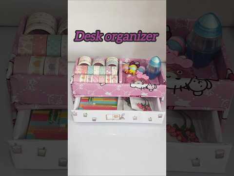 Diy Desk Organizer #ytshorts #creative #diy