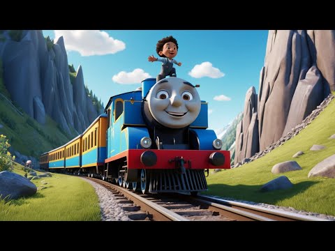 The Train on the Track Goes Choo Choo | Fun Nursery Rhyme for Kids | Sing-Along Action Song