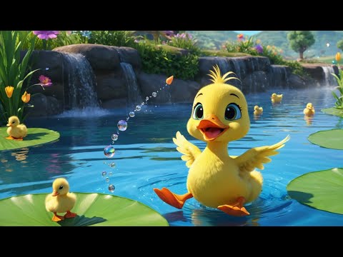 Baby Duck Quack Quack Quack Rhyme Song | Popular Nursery Rhyme & Lyrics | Educational Kids Songs