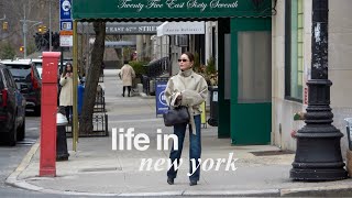 LIFE IN NEW YORK | simple and fun week, bridesmaid dress shopping, wedding dance lessons