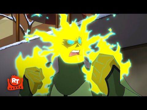 The Spectacular Spider-Man - Spider-Man vs. Electro & Vulture Ice Rink Fight (S2E3) | Movieclips