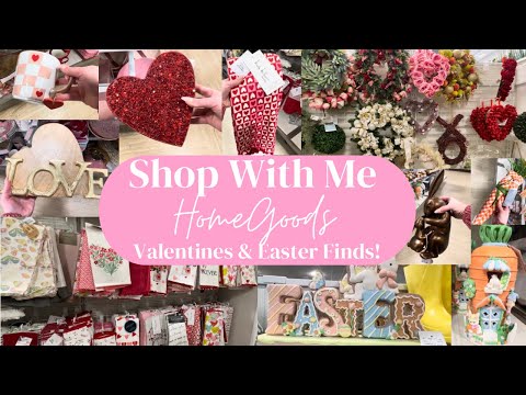 HomeGoods Shop With Me! Valentines & Easter Finds!