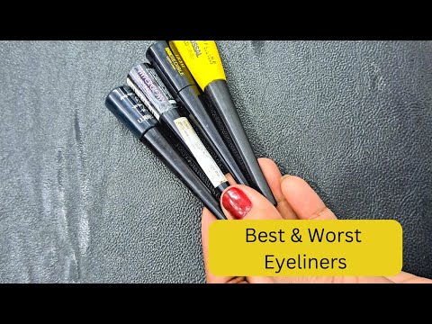 Best & Worst Eyeliners | Water proof | Smudge Proof