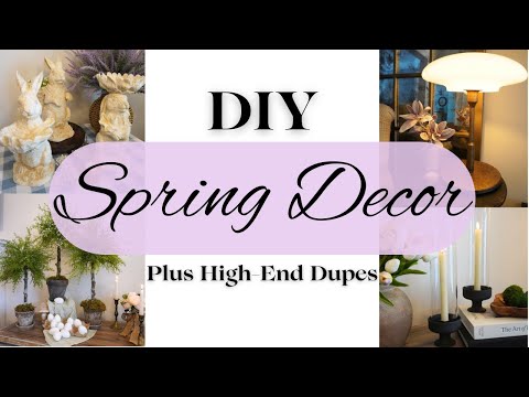 DIY SPRING DECOR 🌷 || High-End Dupes from McGee & Co. and Pottery Barn plus Upcycle from IKEA