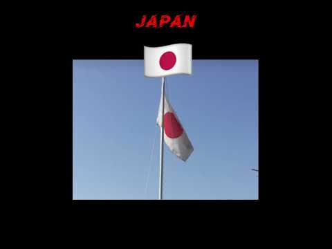 Japan vs China: Differences in raising the national flag#funnyvideo #japan #china #moscow