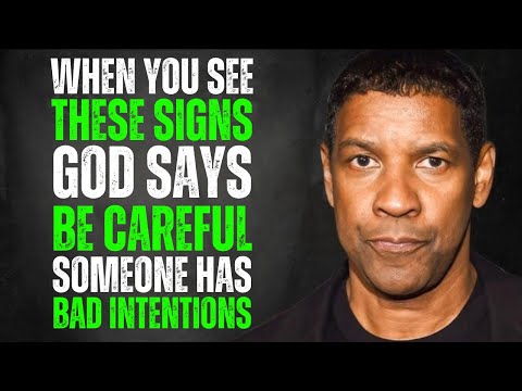 8 Dark Signs God Will Show You When Someone Has Bad Intention | Denzel Washington Motivation