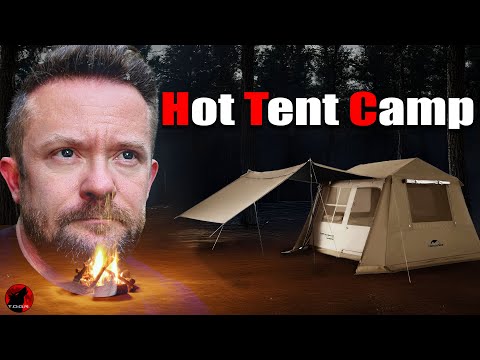 Cold Weather Massive Hot Tent Camping Adventure