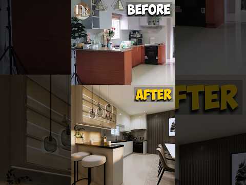 Before & After: Modern Contemporary Kitchen—Sleek, Functional, and Sophisticated!  #homeinterior