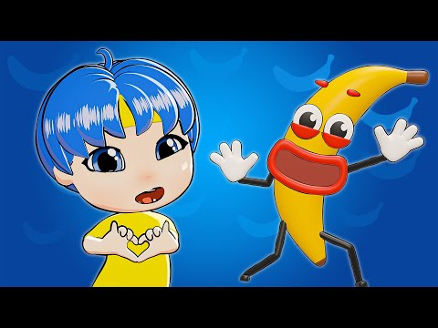 Banana with Anime Heroes | D Billions Kids Songs