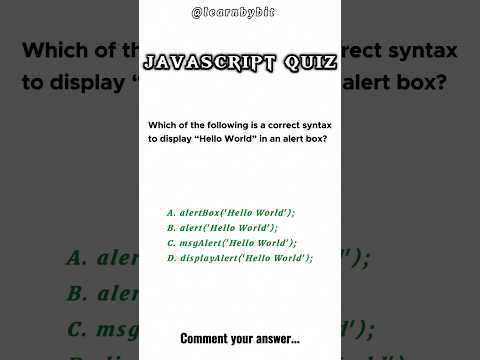 Javascript Quiz Test Interview questions #javascript #interviewprepration