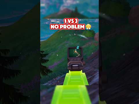 1 Vs 3 = EASY #fortnite #fortniteclips #clips #shorts #fortnitebattleroyale