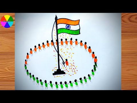 independenceday drawing | Independence Day DrawingNational Flag of India#independence day#vishesh979