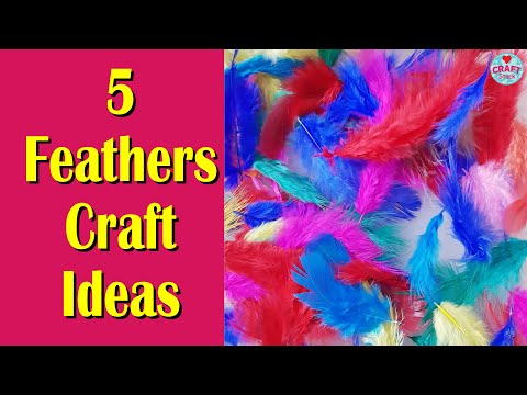 5 Craft Ideas with Feathers | @CraftStack