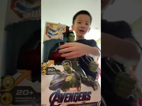 Power Punch Hulk toy with JJ