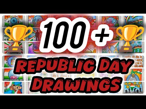 Republic Day Drawing Easy Steps / Republic Day Poster / How To Draw Republic Day Drawing