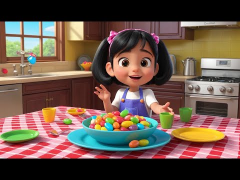 Where Did the Jelly Beans Go? Rhyme Song | Popular Nursery Rhyme & Lyrics  | Educational Kids Songs