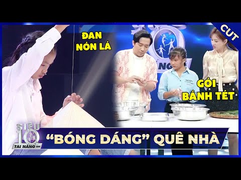 Siêu Tài Năng Nhí GÓI BÁNH ÍT và ĐAN NÓN LÁ làm khán giả thổn thức vì 2 phần thi đậm chất "QUÊ NHÀ"