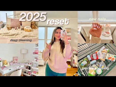 NEW YEAR RESET 2025 🌟 deep cleaning, declutterring, rearranging my room