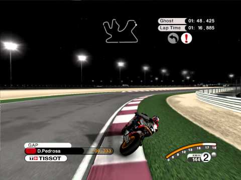 MotoGP08 qatar fastest lap-simulation mode