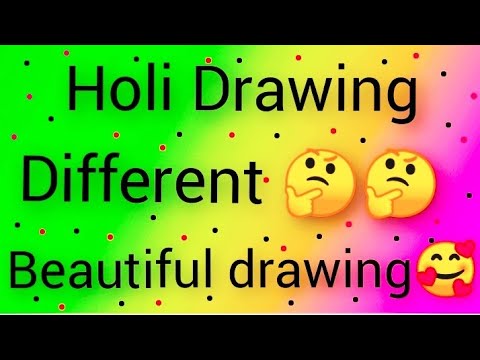 Holi drawing | happy holi drawing | holi drawing easy | holi poster drawing | holi drawing for kids.