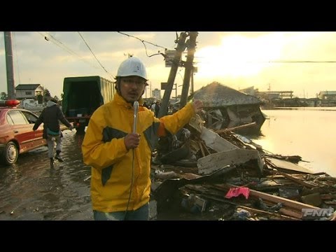 大きな被害を受けた名取市 ［震災翌日］