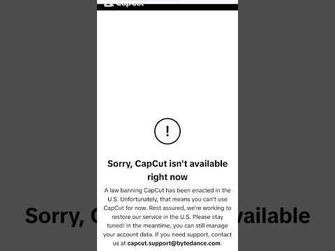 TICTOK IS BACK! (unfortunately, not CAPCUT!?)