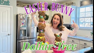 CHOCOLATE BUNNIES DIY | Dollar Tree Easter Craft | The Cutest Easter Decor On A Budget!