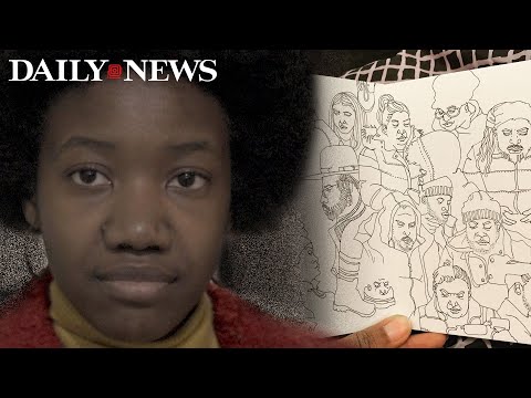 Ebony Bolt creates art through watching people on subways