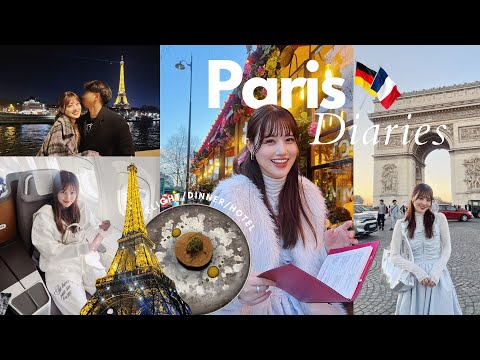 【ヨーロッパVLOG】夫婦でパリ新婚旅行✨五つ星ホテルやビジネスクラスの贅沢旅🇫🇷🇩🇪【Part.1】